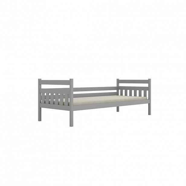 RAUMHIRSCH FURNITURE DĚTSKÁ POSTEL Dawid bez matrace 80/160 šedá 80/160