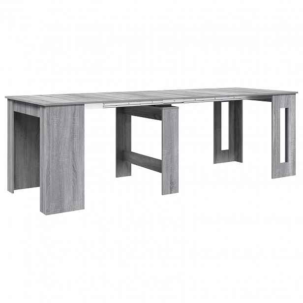 vidaXL Jídelní stůl 240 x 85 x 75 cm Kompozitní dřevo Šedý Sonoma