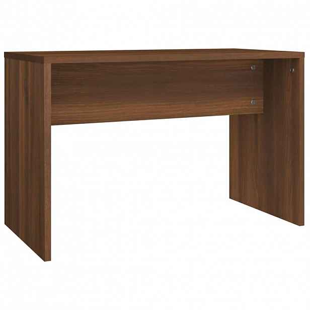 vidaXL Stolička k toaletnímu stolku hnědý dub 70 x 35 x 45 cm kompozit