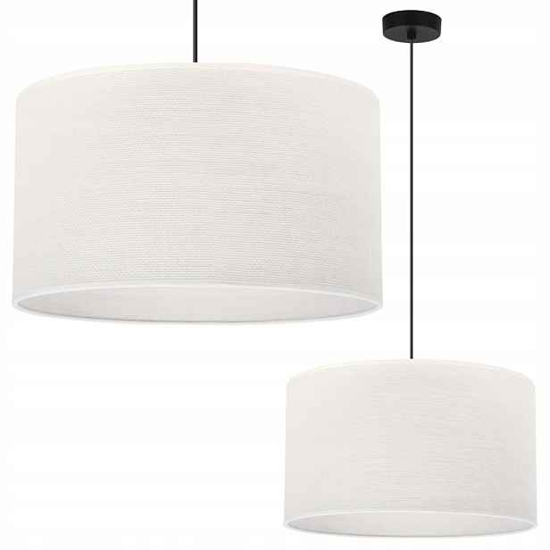 Závěsná Stropní Lampa S Bílým Stínítkem Boho, Lustr Kulatý, Jednoduchý