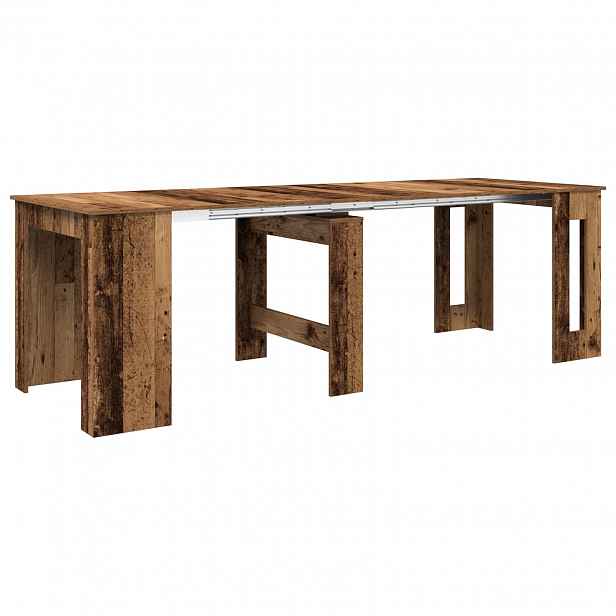vidaXL Jídelní stůl 240 x 85 x 75 cm Kompozitní dřevo Staré dřevo