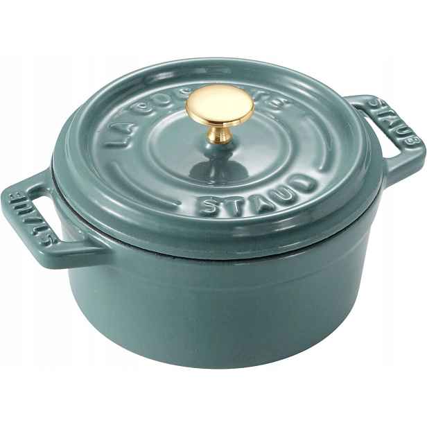 Staub Mini Cocotte Mini hrnec litinový kulatý 250 ml, eukalyptový