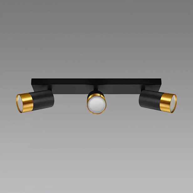 Svítidlo PUZON SPT GU10 3L BLACK/GOLD 04127 LS3
