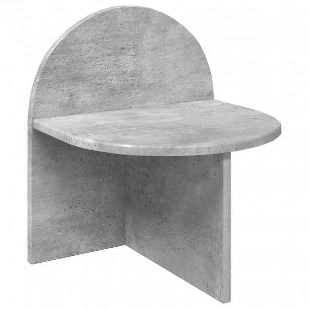 vidaXL Noční stolek Betonově šedá 40 x 35,5 x 45,5 cm Dřevěný materiál