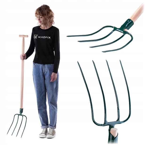 Vidle Na Hnůj Sena Hospodářské Zahradní Slámy 4 Zubové Kovové 132 cm