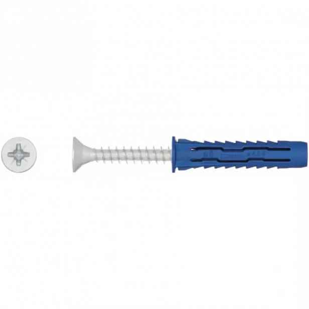 Hmoždinka univerzální uzlovací 4ALL 6 mm - nylon s vrutem; 4,5 x 40 mm; (100 ks/bal.)