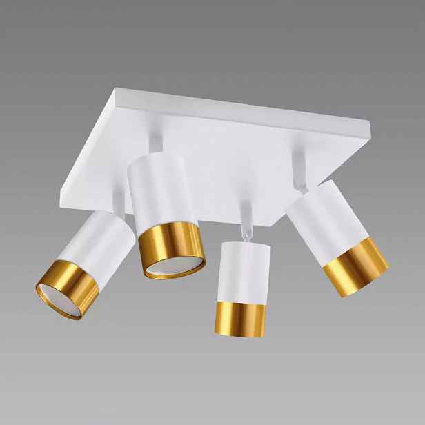 Svítidlo PUZON SPT GU10 4D WHITE/GOLD 04128 LS4