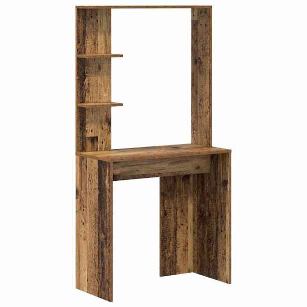 vidaXL Stůl Staré dřevo Kompozitní dřevo 78,5 x 37 x 154,5 cm