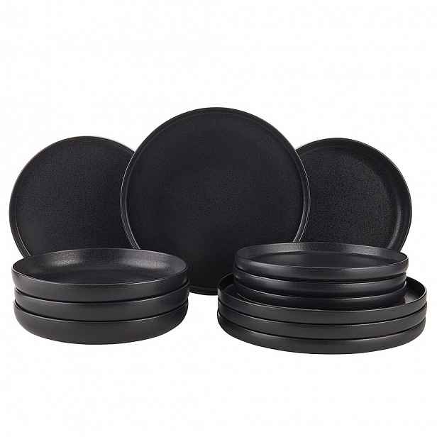 Butlers CASA NOVA Sada nádobí 12 ks - černá