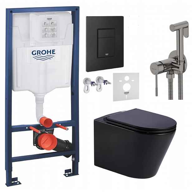 Sada Wc Stelaz Grohe Wc Mísa Imprese Tornado Tlačítko baterie