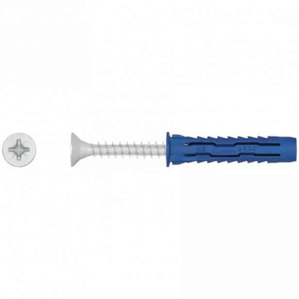 Hmoždinka univerzální uzlovací 4ALL 10 mm - nylon s vrutem; 6 x 60 mm; (25 ks/bal.)