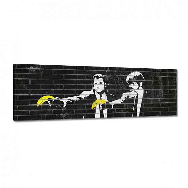 Obrazy 120x40 Banksy Banana Fiction