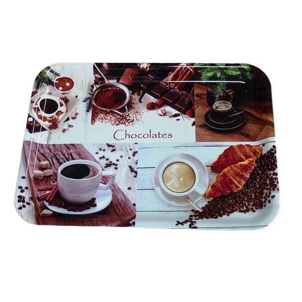 podnos 28x20cm, CHOCOLATES, DEKORATIVNÍ, melamin