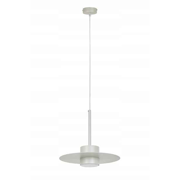 Šedé minimalistické kulaté závěsné svítidlo 25 cm do kuchyně jídelny Sigma