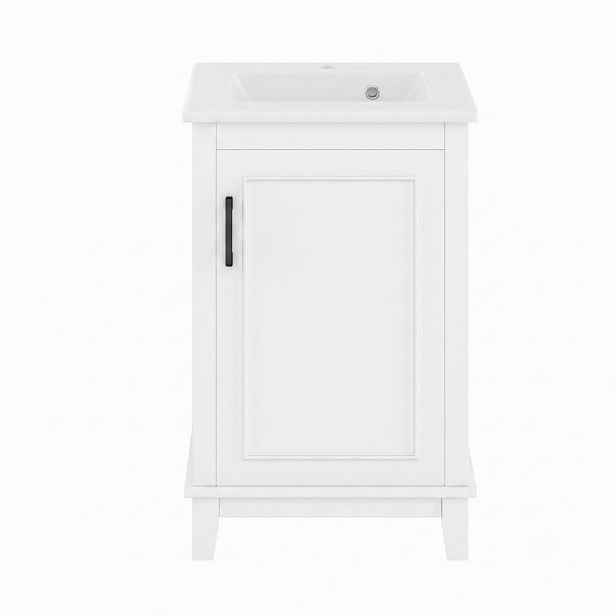 Urban Meuble KOUPELNOVÁ SKŘÍŇKA S UMYVADLEM bílá 51 cm, lakovaná