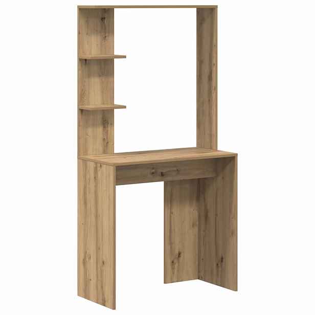 vidaXL Stůl Artisanový dub Kompozitní dřevo 78,5 x 37 x 154,5 cm