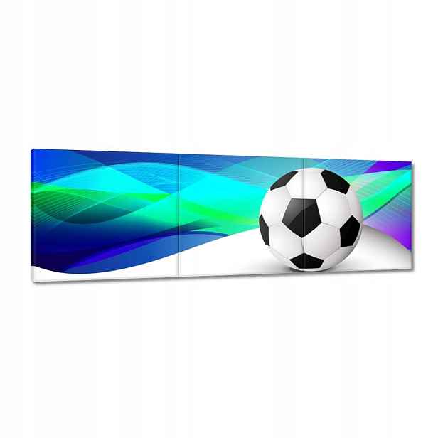 Obrazy 120x40 Fotbal Fotbalová noha