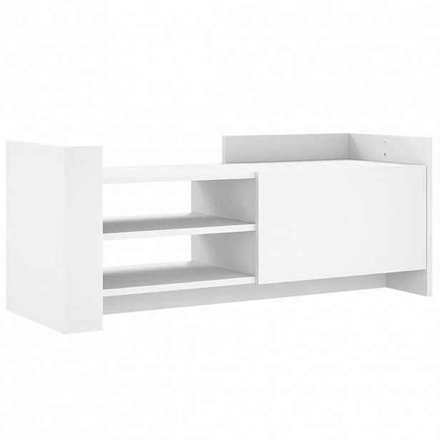 vidaXL TV skříňka bílá 100 x 35 x 40 cm kompozitní dřevo