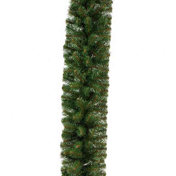 3D umělá vánoční girlanda jehličí 300 × 30 cm, zelená