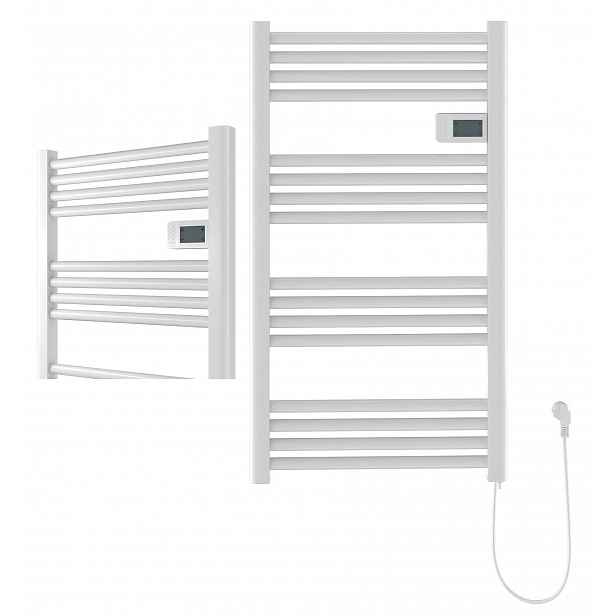 Bílý Matný Elektrický Radiátor 500W Do Koupelny, Závěsný Žebřík