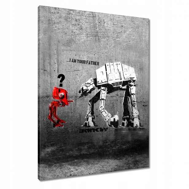 Obrazy 60x80 Banksy I am your father