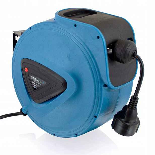 Prodlužovací Kabel bubnový Bituxx s automatickým navíjením, 1 zásuvka 20M 230V