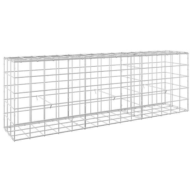 vidaXL Gabion s drátem 3,5 mm a síťkou 10x10 cm 150x30x50 cm