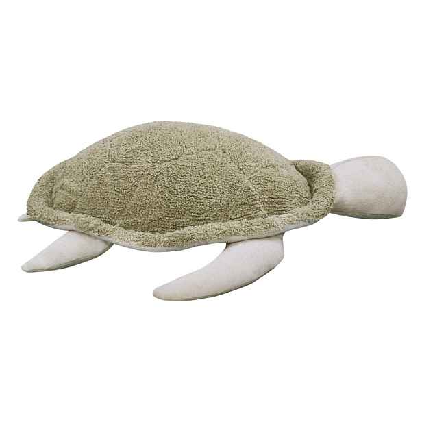 Zelený/krémový dětský sedací vak Mrs. Turtle – Lorena Canals