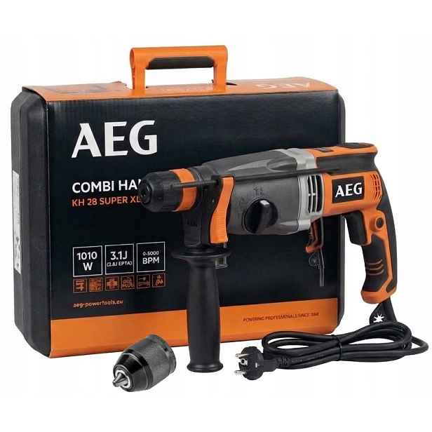 Vrtačka Sds-plus Combi KH28 Xe 1010W 3,1J Aeg 0-5000BPM
