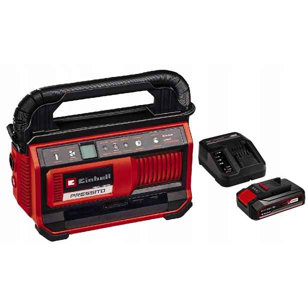 Einhell Hybridní Kompresor Pressito 18/25 4020430 Sada Akumulátor 2,5AH