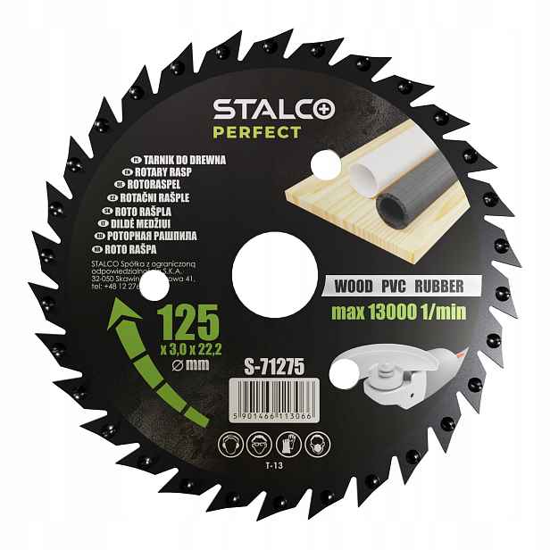 Pilový Kotouč Pro Úhlovou Brusku 125 MM Stalco