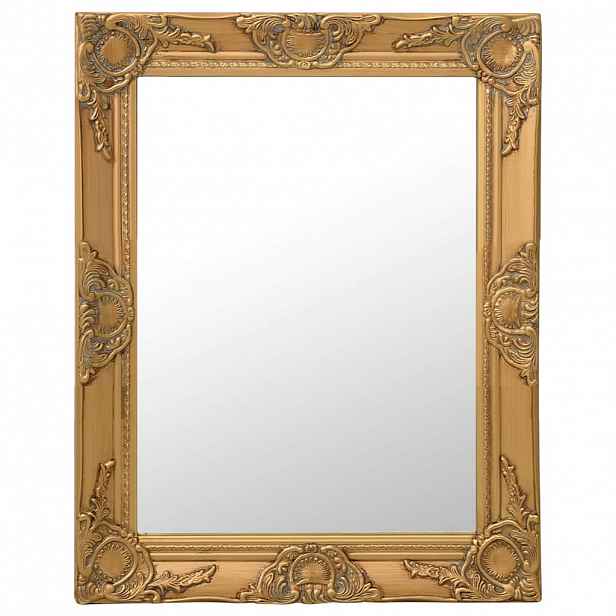 vidaXL Nástěnné zrcadlo barokní styl 50 x 60 cm zlaté