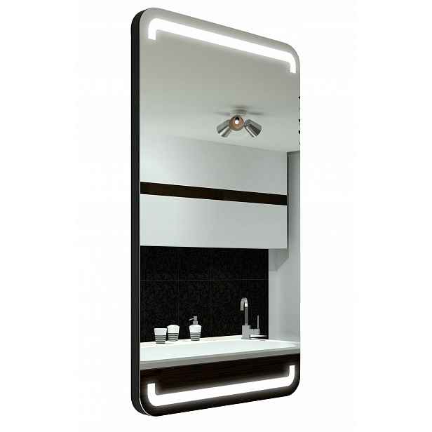 Zaoblené Led Zrcadlo Milan s krytem 60x70 cm