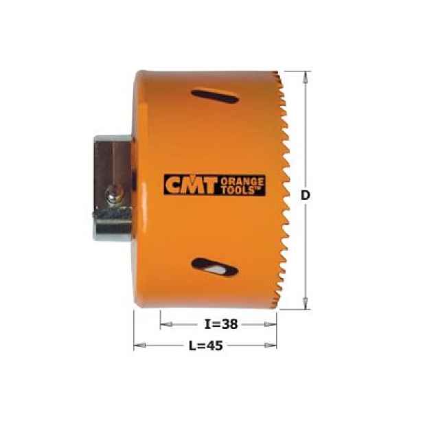 Cmt 551-140 Korunkový Vrták Bi-Metal+ 140 mm max rpm Kov/Nerez/Litina/ALU