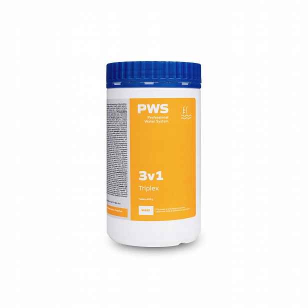 Pws Trio tablety do bazénu 3v1 200g 2kg bazénová chemie
