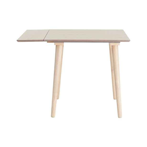 Rozkládací jídelní stůl s přídavnou deskou v dekoru jilmu 80x80 cm Jolina – Ellos Home