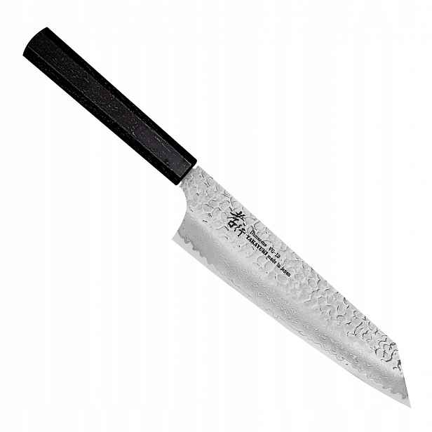Sakai Takayuki Nanairo VG-10 Ebony Japonský Nůž Kengata 19 cm
