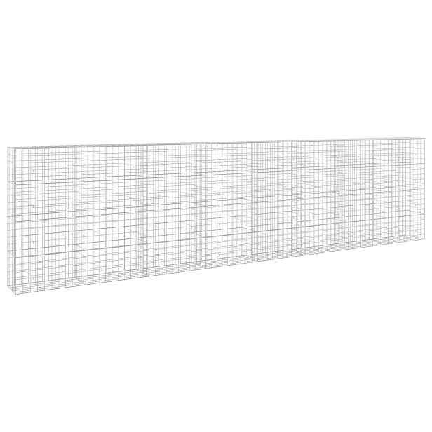 vidaXL Gabion s drátem 3,5 mm a síťkou 10x10 cm 800x50x200 cm