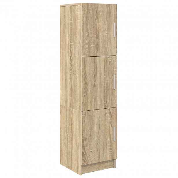 vidaXL Vysoký bufet Sonoma dub 31.5 x 32 x 122.5 cm