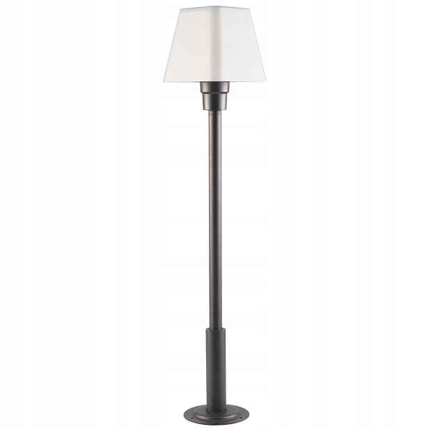 Venkovní stojací lampa zahradní sloupek černá bílá moderní 78 cm Polux