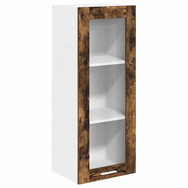 vidaXL Závěsná skříňka Kouřový dub 40 x 31 x 100 cm Kompozitní dřevo
