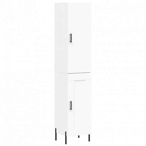 vidaXL Skříň highboard bílá 34,5 x 34 x 180 cm kompozitní dřevo