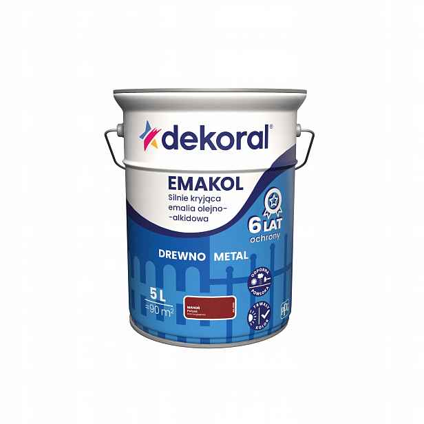 Dekoral Emakol Strong Mahagon 5 l Ral 8012