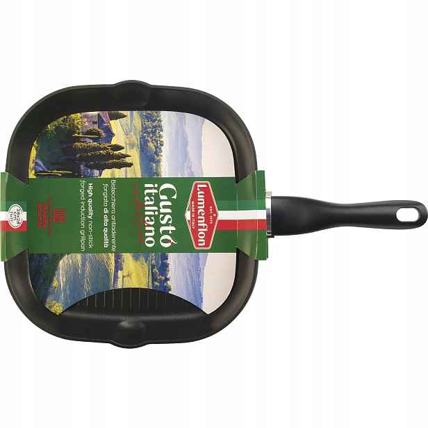 Gusto Italiano Grilovací pánev s nepřilnavým povrchem 28x28 cm