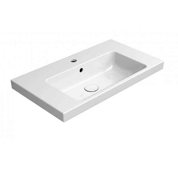 Sapho GSI Norm - Umyvadlo 70x40 cm, s 1 otvorem pro baterii, ExtraGlaze, bílá 8637111