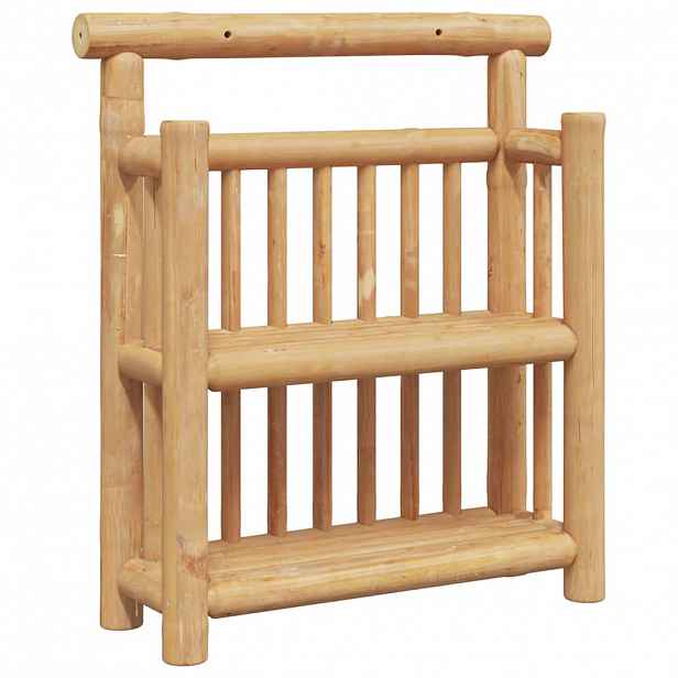 vidaXL Nástěnná polička Nástěnná montáž Přírodní 40 x 13 x 44 cm