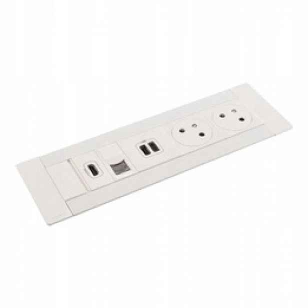 Zásuvka Multilink 2X2P+Z/USB/RJ/HDMI Bílá Legrand