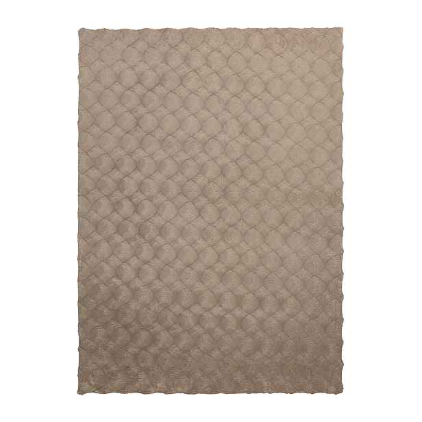 Kusový koberec Diamond Cut 800 Taupe, 200x290, hnědá, ložnice, Obsession