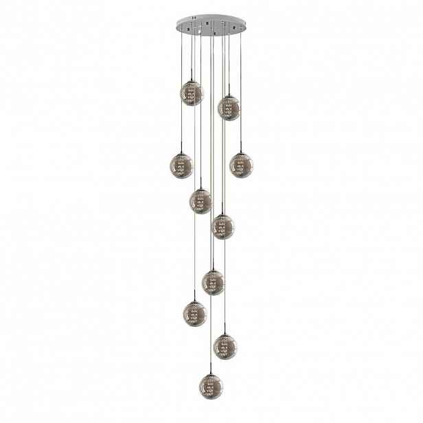 Nettlife KYVADLOVÉ světlo, energeticky úsporné, 10 světel, 41/41/240 cm