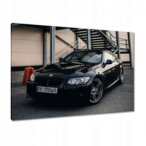 Obrazy 100x70 Černá Beemka Bmw Auto